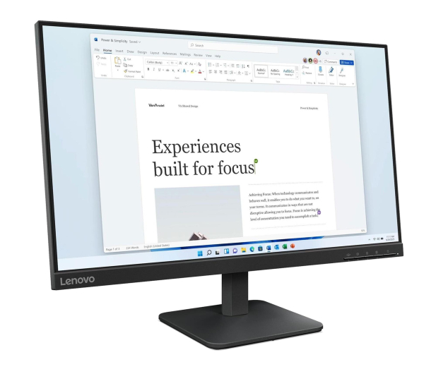 LENOVO L24-4e IPS FullHD 100Hz - 1351534 - zdjęcie 4